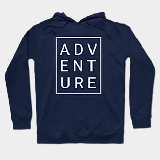 Minimalist Adventurer Typography Hoodie